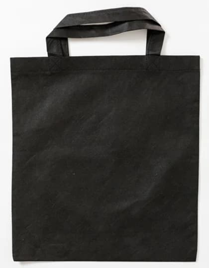 Baumwolltasche - kurze Henkel – Black